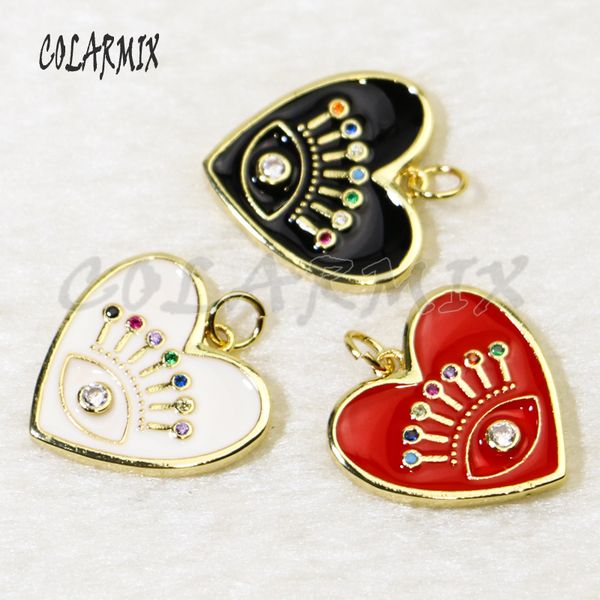chains 10 strands heart pendants necklace love charm mix colors eye accessories for women 56004, Silver
chains 10 strands heart pendants necklace love charm mix colors eye accessories for women 56004, Silver