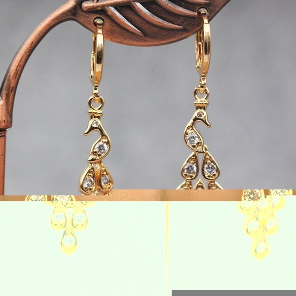 fashion new peacock waterdrop zircon drop earrings for women waterdrop earring trendy jewerly for wedding anniversary gift, Silver
fashion new peacock waterdrop zircon drop earrings for women waterdrop earring trendy jewerly for wedding anniversary gift, Silver