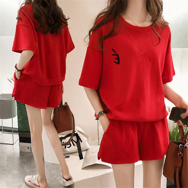 women's tracksuits plus size women shorts t-shirt blouse suit summer loose casual two-piece sets korean motion tide 40-75kg f351, Gray
women's tracksuits plus size women shorts t-shirt blouse suit summer loose casual two-piece sets korean motion tide 40-75kg f351, Gray