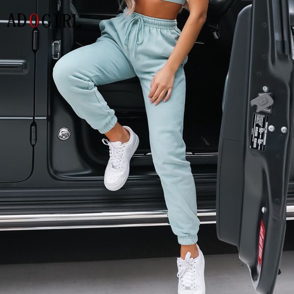 adogirl повседневный твердые женщины брюки высокой талией бег sweatpants streetwear длинные брюки эластичные joggers pant black plus size
adogirl повседневный твердые женщины брюки высокой талией бег sweatpants streetwear длинные брюки эластичные joggers pant black plus size