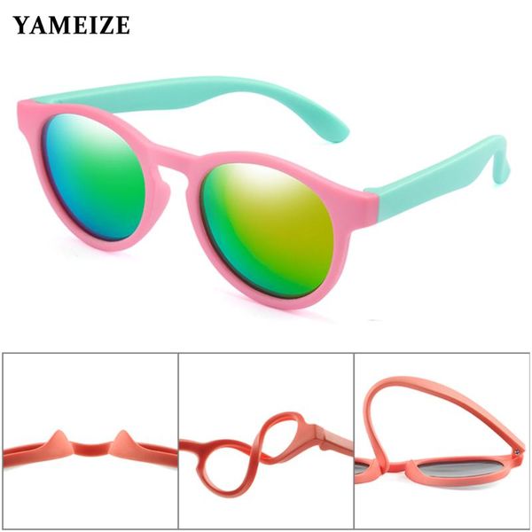 yameize polarized kids sunglasses silicone flexible soft frame sun glasses baby safety eyeglasses round shades uv400 eyewear, White;black
yameize polarized kids sunglasses silicone flexible soft frame sun glasses baby safety eyeglasses round shades uv400 eyewear, White;black