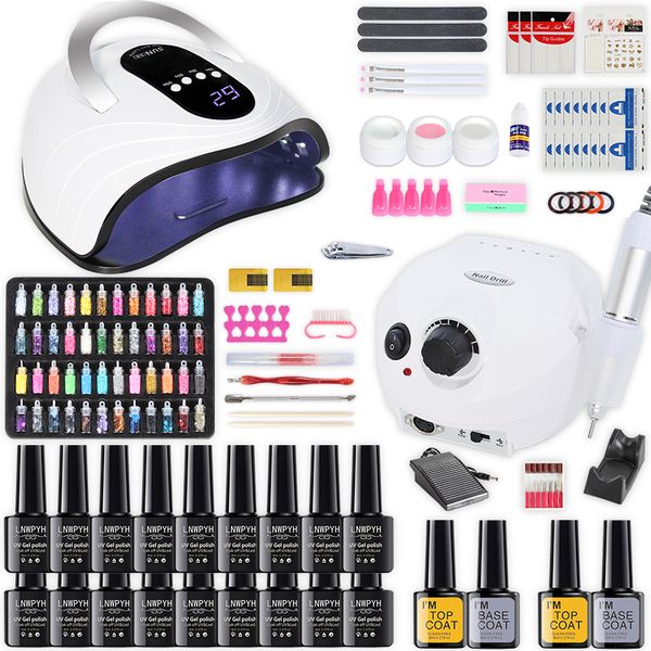 manicure set upgraded hight power nail dryer lamp nail set 18/12 colors electric drill kit 48 color art decoration
manicure set upgraded hight power nail dryer lamp nail set 18/12 colors electric drill kit 48 color art decoration