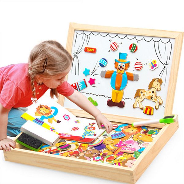 100+wooden magnetic particles puzzle marine / animals and many other optional 3d educational toys children's drawing toys gifts y200317
100+wooden magnetic particles puzzle marine / animals and many other optional 3d educational toys children's drawing toys gifts y200317