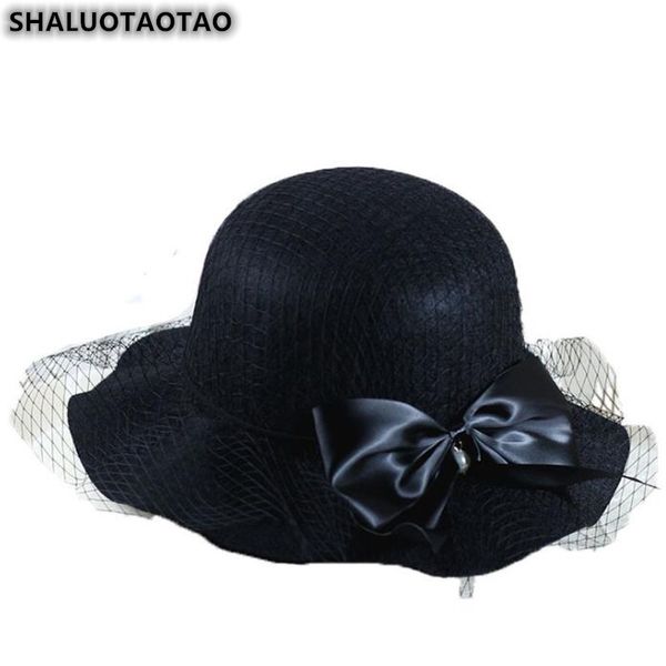 shaluotaotao 100%wool fedoras for women's autumn winter fashion bow elegant sombreros leisure party panama ladies cap casquette, Blue;gray
shaluotaotao 100%wool fedoras for women's autumn winter fashion bow elegant sombreros leisure party panama ladies cap casquette, Blue;gray