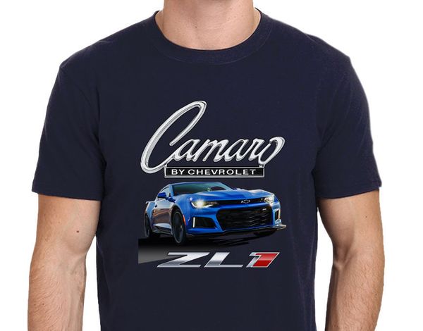2019 summer new men chevy camaro zl1 sport car t-shirt men t-shirt funny design tee shirt