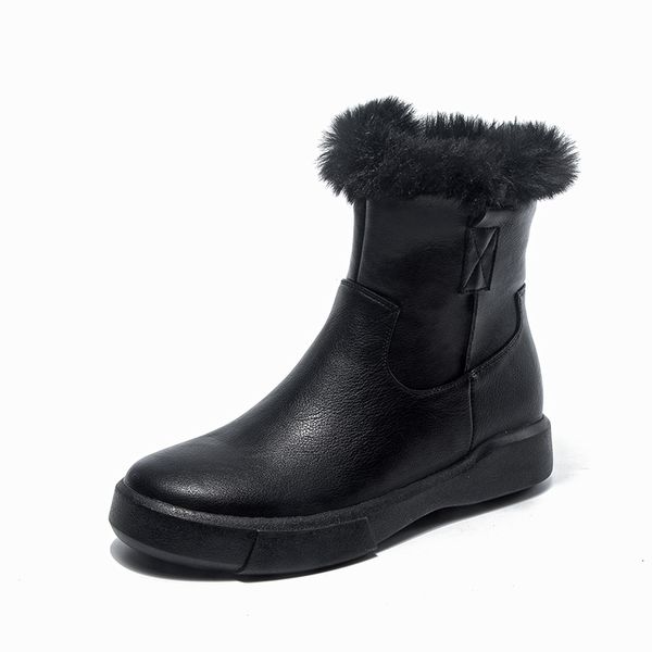 swonco leather matin boots women warm shoes fur 2020 flat short tub ankle boots female casual velvet fur warm boot retro shoes, Black
swonco leather matin boots women warm shoes fur 2020 flat short tub ankle boots female casual velvet fur warm boot retro shoes, Black