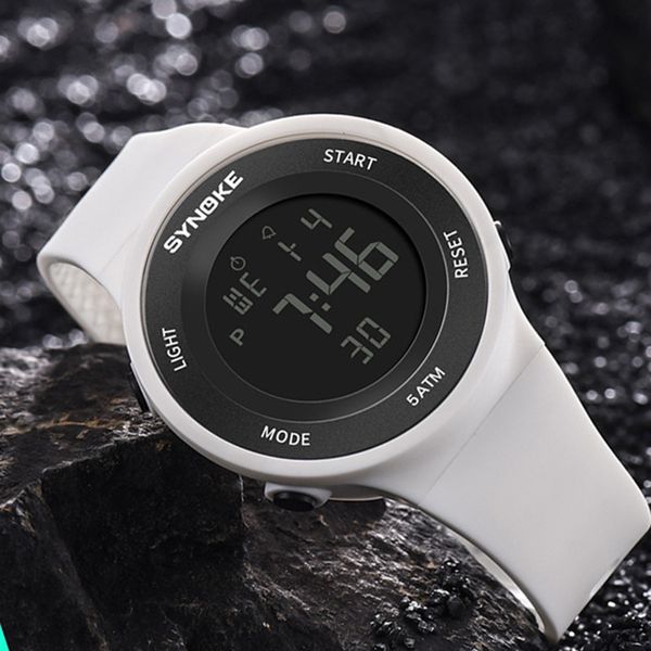 synoke watches men led digital watch man 50m waterproof fashion outdoor sport wristwatches clock with strap relojes hombre 2020, Slivery;brown
synoke watches men led digital watch man 50m waterproof fashion outdoor sport wristwatches clock with strap relojes hombre 2020, Slivery;brown