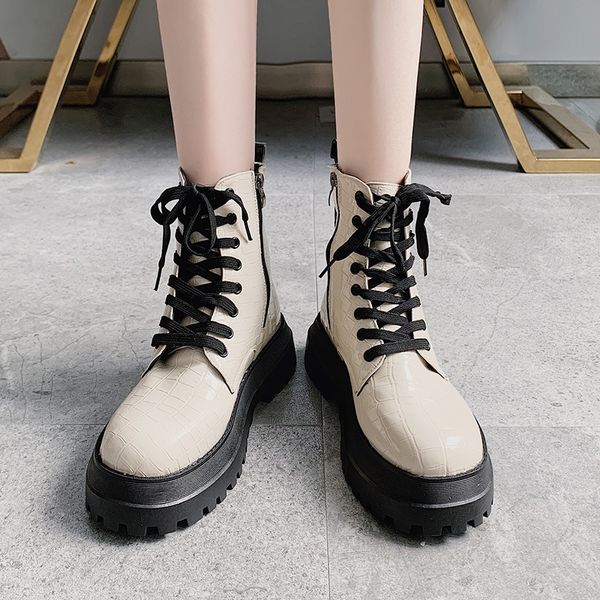 lucyever fashion cross strap platform ankle boots for women pu leather short chunky boots woman waterproof casual shoes ladies, Black
lucyever fashion cross strap platform ankle boots for women pu leather short chunky boots woman waterproof casual shoes ladies, Black