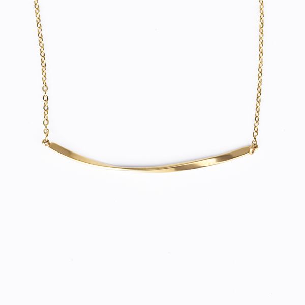 jeroot gold color o chain curved blank choker necklace simple design bar pendant pearl hole long chain necklace, Golden;silver
jeroot gold color o chain curved blank choker necklace simple design bar pendant pearl hole long chain necklace, Golden;silver