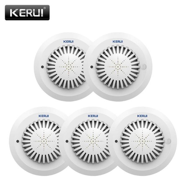 kerui 5pcs sd03 voice prompts high sensitivity fire smoke alarm fire security smoke detector applied to house l shop, Black;white
kerui 5pcs sd03 voice prompts high sensitivity fire smoke alarm fire security smoke detector applied to house l shop, Black;white