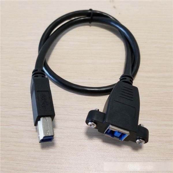 10pcs/lot screw lock panel mount usb 3.0 type b male to female extension printer hdd enclosure cable cord black shielding 50cm
10pcs/lot screw lock panel mount usb 3.0 type b male to female extension printer hdd enclosure cable cord black shielding 50cm
