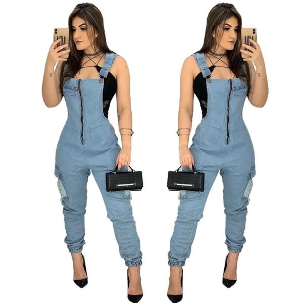 women's jeans fashion slim overalls for woman plus size sleeveless backless distressed denim strap pants xxl light blue
women's jeans fashion slim overalls for woman plus size sleeveless backless distressed denim strap pants xxl light blue