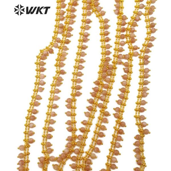 wt-rbc104 natural stone chain strawberry cirtine quartz beads with gold color rosary 4mm beads chain for jewelry making, Silver
wt-rbc104 natural stone chain strawberry cirtine quartz beads with gold color rosary 4mm beads chain for jewelry making, Silver