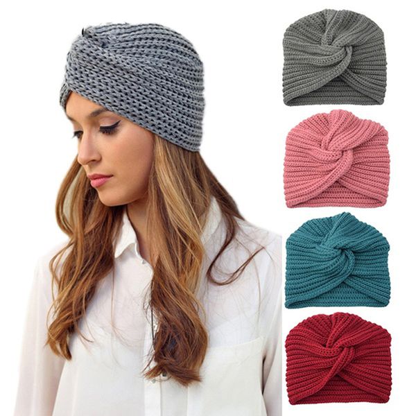 women's knitted turban hats bohemia turban cashmere cross wrap head hat wool knitting bonnet turbante cap ready to, Blue;gray
women's knitted turban hats bohemia turban cashmere cross wrap head hat wool knitting bonnet turbante cap ready to, Blue;gray