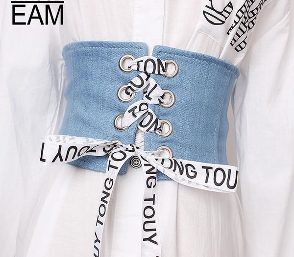 eam 2020 new letter decoration bandage denim corset belt women casual all-match wide belt trendy waistband tide pf571, Black;brown
eam 2020 new letter decoration bandage denim corset belt women casual all-match wide belt trendy waistband tide pf571, Black;brown