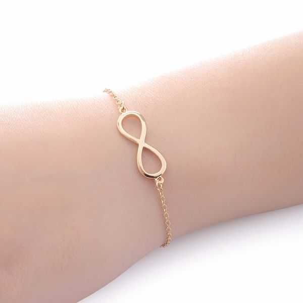 infinity rose gold color charm bracelets women love eternal jewelry stainless steel chain bff forever friendship bracelet femme, Black
infinity rose gold color charm bracelets women love eternal jewelry stainless steel chain bff forever friendship bracelet femme, Black