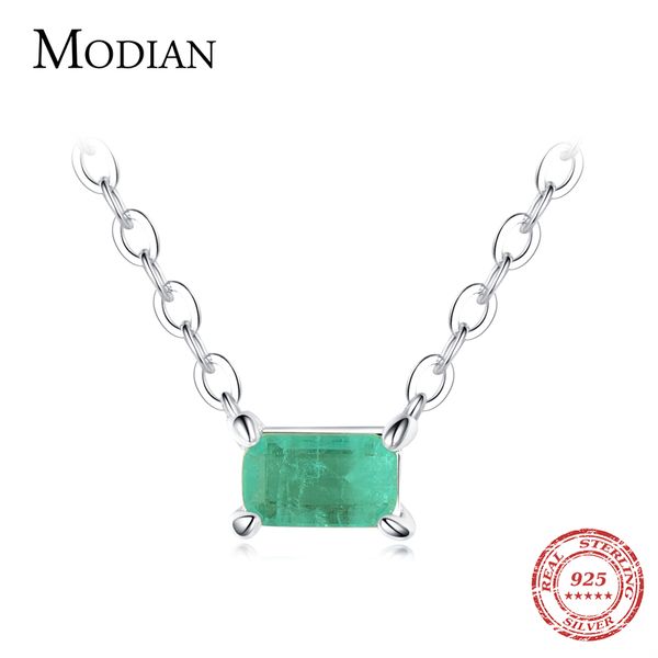 modian authentic 925 sterling silver green tourmaline necklace pendant for women fashion bijoux wedding statement jewelry gifts, Golden;silver
modian authentic 925 sterling silver green tourmaline necklace pendant for women fashion bijoux wedding statement jewelry gifts, Golden;silver