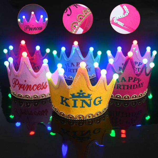lighting crown party hat with colorful led kids birthday party cap luminous glow wedding decorations hat headband lighting
lighting crown party hat with colorful led kids birthday party cap luminous glow wedding decorations hat headband lighting