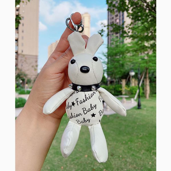 korean rivet leather bag pendant keychain high-end cute doll key chain car key chain girls jewelry boutique keyring, Silver
korean rivet leather bag pendant keychain high-end cute doll key chain car key chain girls jewelry boutique keyring, Silver