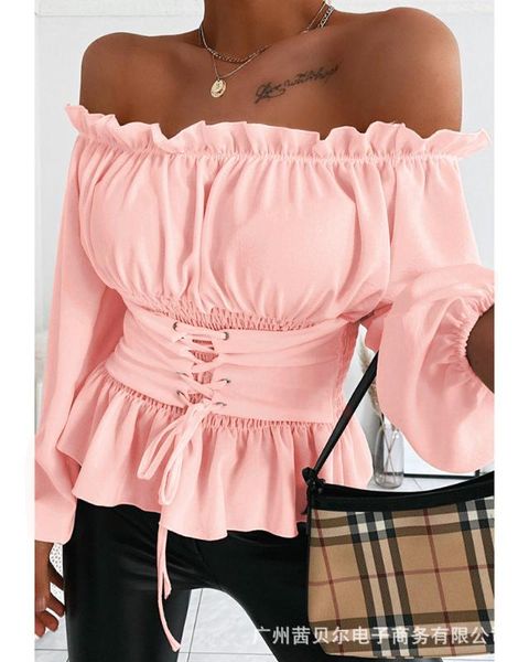 kalenmos off-shoulder ruffled blouse women 2020 new autumn shirts long sleeve slash neck vintage ropa camisas mujer blusas, White
kalenmos off-shoulder ruffled blouse women 2020 new autumn shirts long sleeve slash neck vintage ropa camisas mujer blusas, White