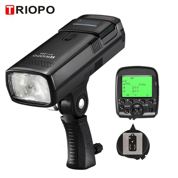 triopo f1-200 2.4g wirelessl flash with triopo g1 duall wireless flash trigger 1/8000s gn53 200ws for camera
triopo f1-200 2.4g wirelessl flash with triopo g1 duall wireless flash trigger 1/8000s gn53 200ws for camera