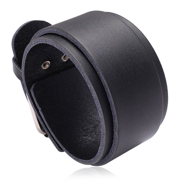 tennis niuyitid black wide leather bracelet for men women simple double layer punk cuir homme three colors, Golden;silver
tennis niuyitid black wide leather bracelet for men women simple double layer punk cuir homme three colors, Golden;silver