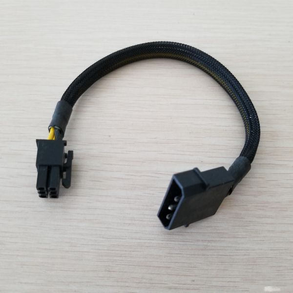 10pcs/lot ide plus 4pin to graphics card 6pin power supply cable female to male with net cover 20cm
10pcs/lot ide plus 4pin to graphics card 6pin power supply cable female to male with net cover 20cm