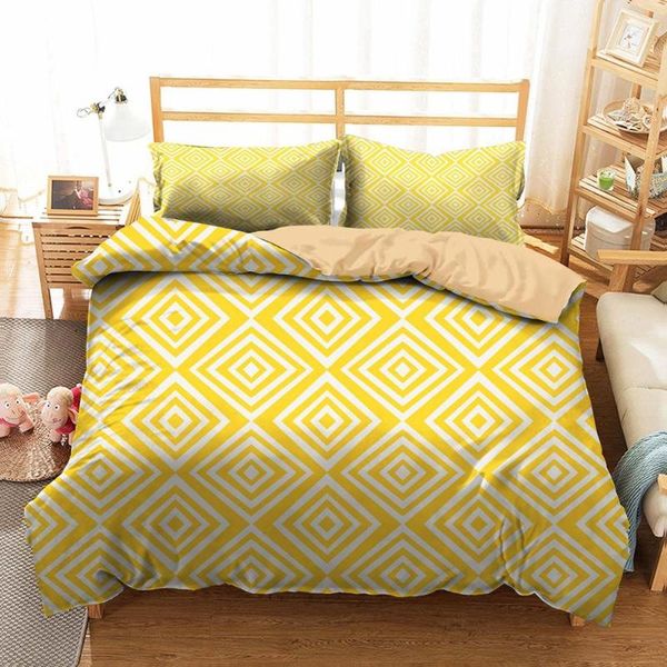 double bed coverlet home textiles yellow check pattern bedding clothes with pillowcases king size
double bed coverlet home textiles yellow check pattern bedding clothes with pillowcases king size