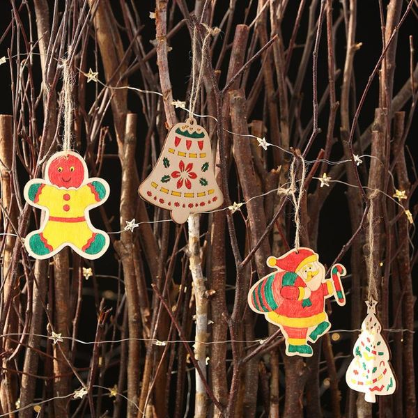 2pcs wooden diy christmas tree bell santa claus pendant coloring graffiti for early education decor present 3pcs color pen
2pcs wooden diy christmas tree bell santa claus pendant coloring graffiti for early education decor present 3pcs color pen