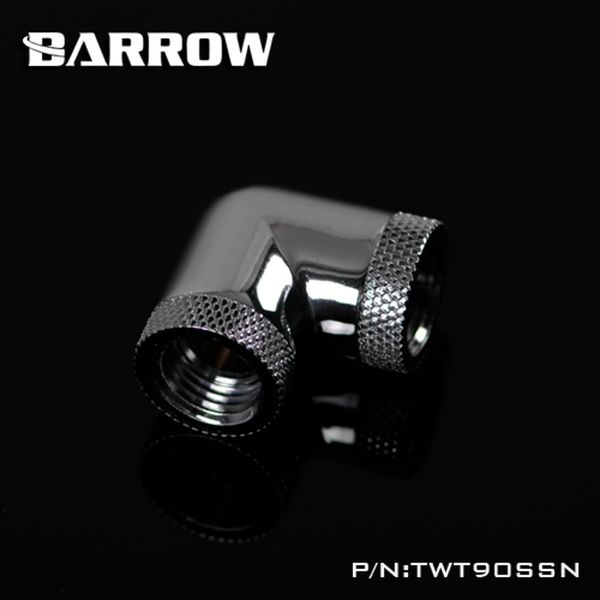 barrow g1/4'' thread 90 degree two rotary fitting adapter rotating 90 degrees water cooling adaptors twt90ssn black silver
barrow g1/4'' thread 90 degree two rotary fitting adapter rotating 90 degrees water cooling adaptors twt90ssn black silver