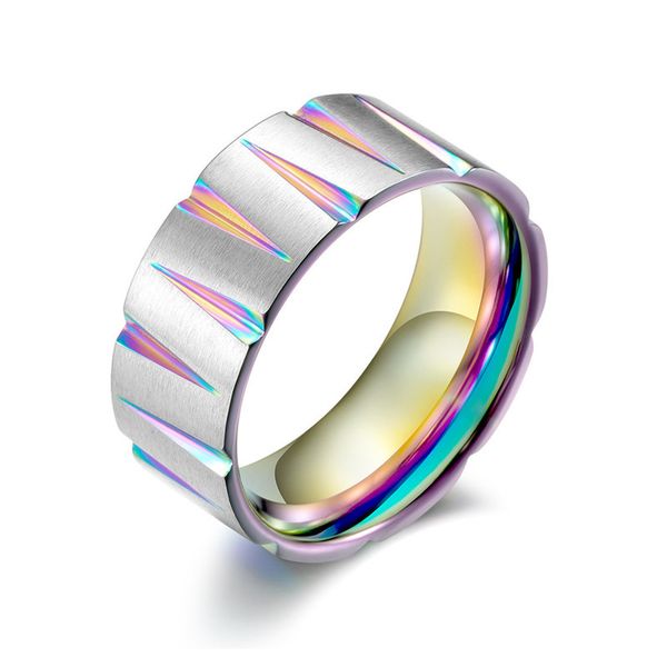 cluster rings 2021 stainless steel rainbow colorful brushed lover couple gay pride for man boy real love ring men jewelry, Golden;silver
cluster rings 2021 stainless steel rainbow colorful brushed lover couple gay pride for man boy real love ring men jewelry, Golden;silver