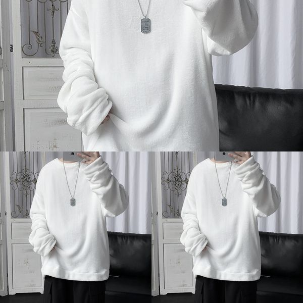 ins сплошной цвет вокруг шеи длинный пуловер sweatertop sweatersleeve свитер мужской корейский осень пуловеры пара рыхлый верхняя база футбо, Black
ins сплошной цвет вокруг шеи длинный пуловер sweatertop sweatersleeve свитер мужской корейский осень пуловеры пара рыхлый верхняя база футбо, Black