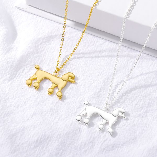 stainless steel poodle dog necklace for women gold silver color animal pendant necklace kpop collier femme aesthetic jewelry
stainless steel poodle dog necklace for women gold silver color animal pendant necklace kpop collier femme aesthetic jewelry