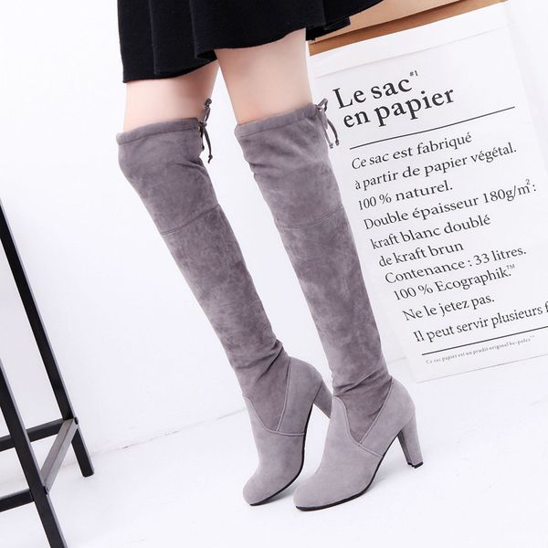 winter boots women flock cloth thigh high boot over the knee boots 8cm high heels woman shoes party black gray brown red
winter boots women flock cloth thigh high boot over the knee boots 8cm high heels woman shoes party black gray brown red