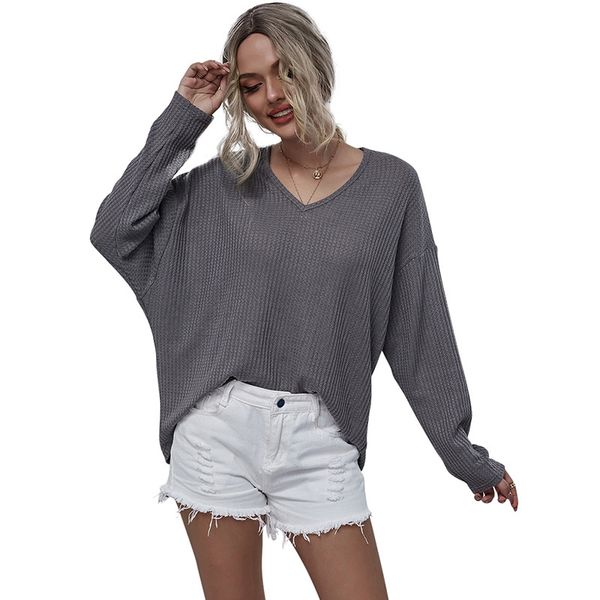 women's sweaters autumn 2021, clothing, casual fashion solid color and v-neck mesh knitted sweater, White;black
women's sweaters autumn 2021, clothing, casual fashion solid color and v-neck mesh knitted sweater, White;black