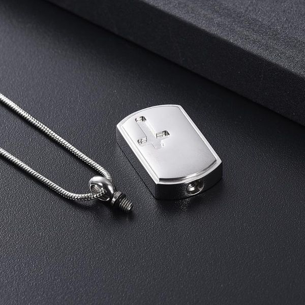 chains ijd10325 stainless steel cremation rectangular cross keepsake necklace for ashes urn memorial pendant jewelry, Silver
chains ijd10325 stainless steel cremation rectangular cross keepsake necklace for ashes urn memorial pendant jewelry, Silver