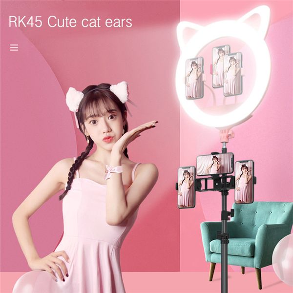 cute cat fill light live phone beauty dimmable led pgraphy light 20 inch ring with 3 camera phone holder selfie tripod
cute cat fill light live phone beauty dimmable led pgraphy light 20 inch ring with 3 camera phone holder selfie tripod