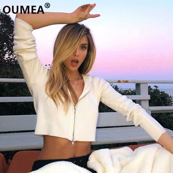 women's jackets oumea women double end metal zipper rib cropped knit cardigans ladies casual white weekend long sleeve hoodie jacket, Black;brown
women's jackets oumea women double end metal zipper rib cropped knit cardigans ladies casual white weekend long sleeve hoodie jacket, Black;brown