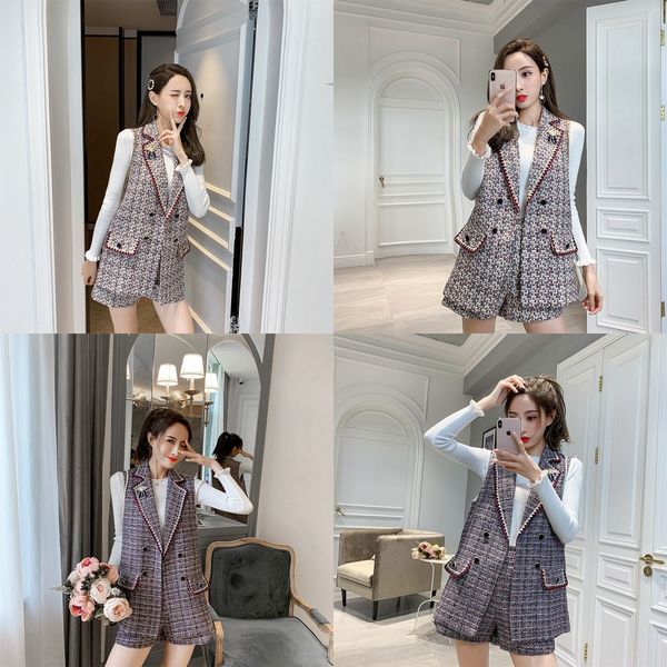 socialite graceful fried street shorts vest waistcoat waistcoatwomen's suit 2020 autumn and winter temperament vest shorts two-piece su, Gray
socialite graceful fried street shorts vest waistcoat waistcoatwomen's suit 2020 autumn and winter temperament vest shorts two-piece su, Gray