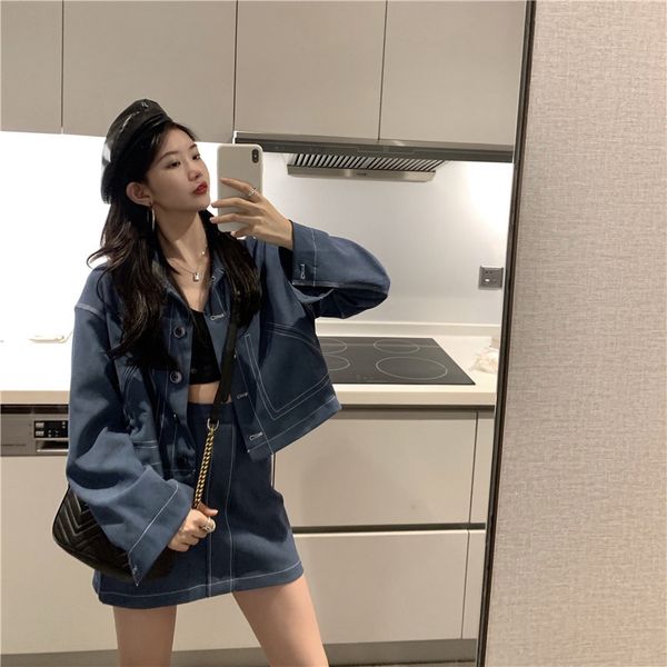 suit skirt fashionable short coat suit suitspring clothes ins two-piece skirt western style short coat loose e631a 9nk9v, Gray
suit skirt fashionable short coat suit suitspring clothes ins two-piece skirt western style short coat loose e631a 9nk9v, Gray