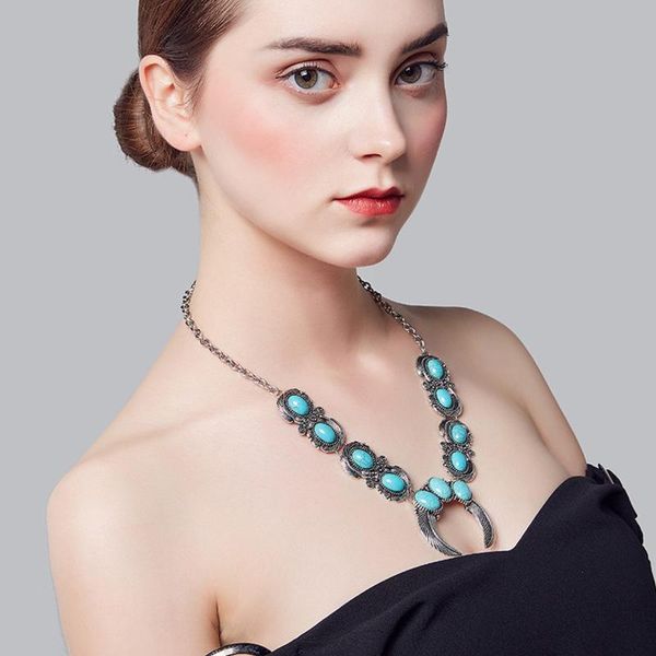 pendant necklaces bohemia blossom necklace women resin stone pendants jewellery statement femme fashion 2 colors, Silver
pendant necklaces bohemia blossom necklace women resin stone pendants jewellery statement femme fashion 2 colors, Silver