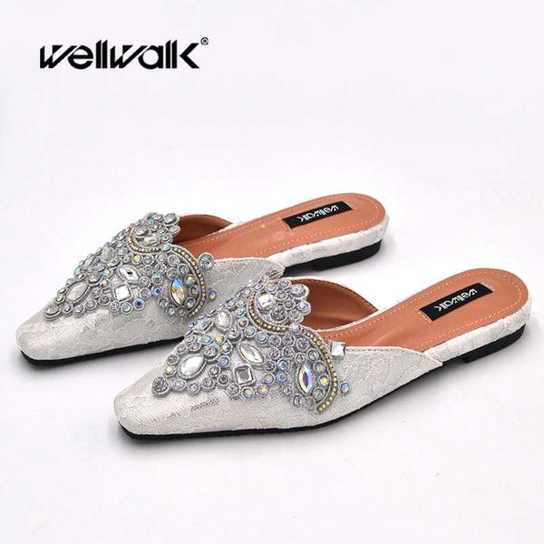 slippers rhinestone mules women flat shoes pearl jewelry lace slipper ladies fashion slip on loafers pointed toe slides female flip flop, Black
slippers rhinestone mules women flat shoes pearl jewelry lace slipper ladies fashion slip on loafers pointed toe slides female flip flop, Black