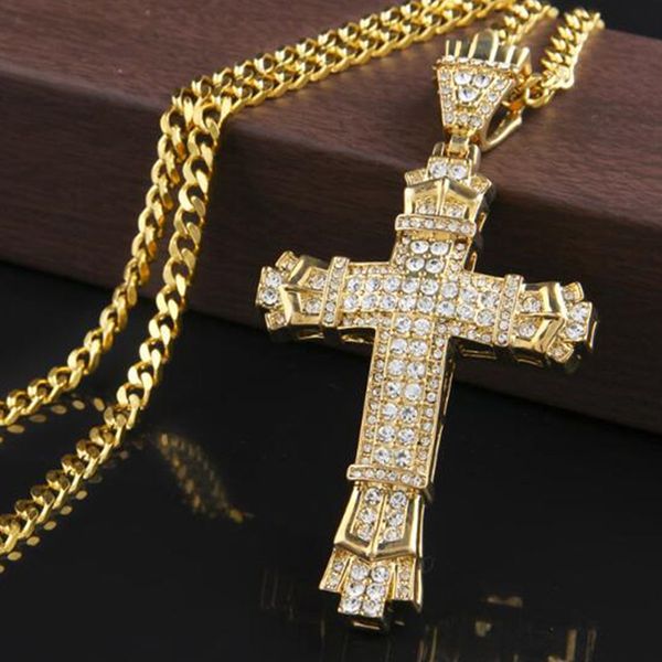 мода заявление женщины мужчины bling rhinestone крест подвески ожерелья hip hop ювелирные изделия длинные цепи золото серебро большое ожерел, Silver
мода заявление женщины мужчины bling rhinestone крест подвески ожерелья hip hop ювелирные изделия длинные цепи золото серебро большое ожерел, Silver