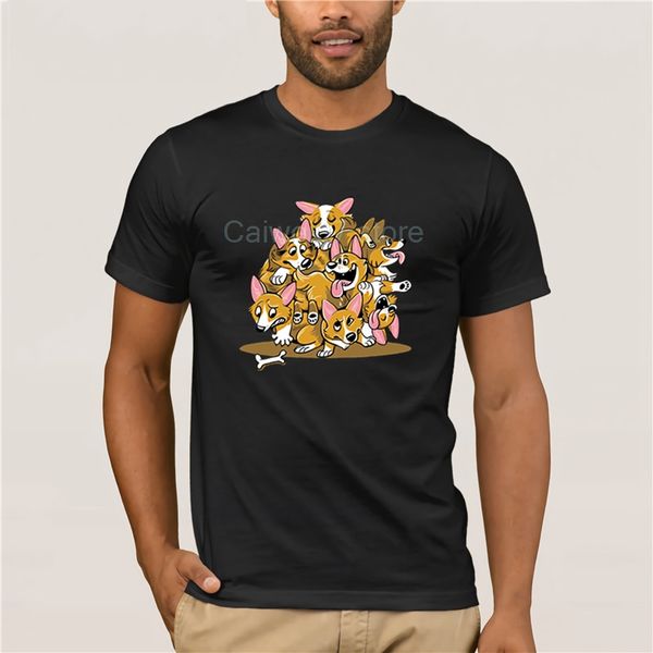 the cute corgis round neck t shirt for summer men's t shirt wear is loose tee shirt new summer short sleeve male
the cute corgis round neck t shirt for summer men's t shirt wear is loose tee shirt new summer short sleeve male
