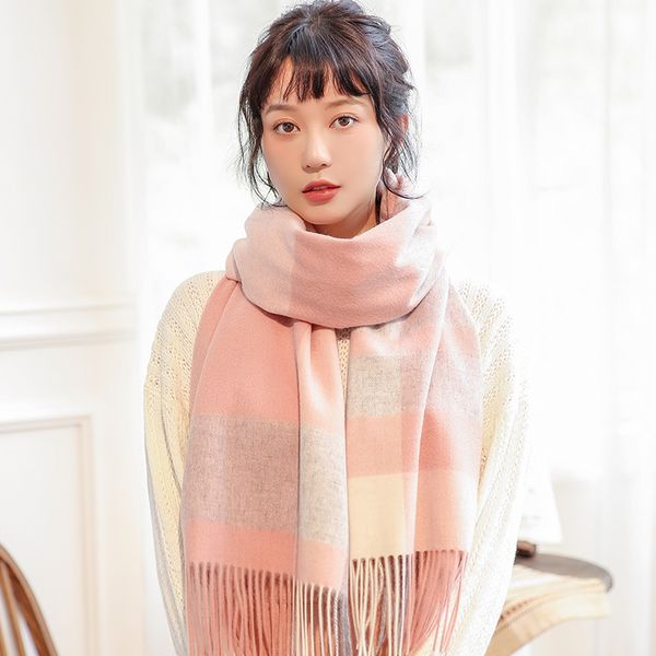 scarves 100% wool for women 2021 korean pink plaid winter shawl and wrap cashmere blanket, Blue;gray
scarves 100% wool for women 2021 korean pink plaid winter shawl and wrap cashmere blanket, Blue;gray