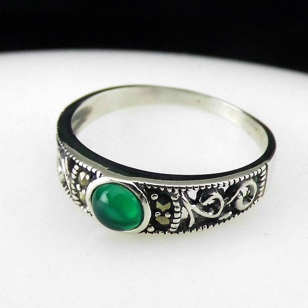 fnj hollow rings 925 silver original s925 thai silver ring for women jewelry marcasite natural green agate, Golden;silver
fnj hollow rings 925 silver original s925 thai silver ring for women jewelry marcasite natural green agate, Golden;silver