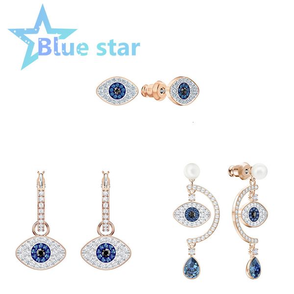 swarovskis original 11 exquisite bohemian demon eye symbolic stud pierced earrings, blue, rose gold-plated tones, Silver
swarovskis original 11 exquisite bohemian demon eye symbolic stud pierced earrings, blue, rose gold-plated tones, Silver