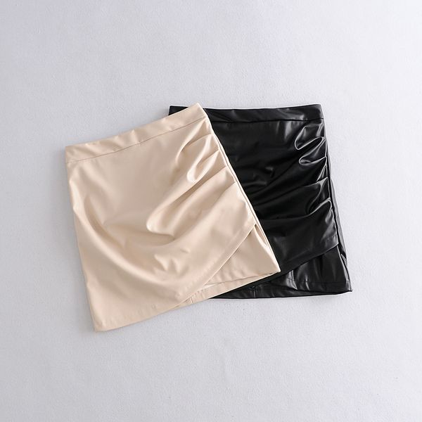 2020 black women's skirts clothing summer fall new women's fashion show slim waist pleated imitation leather bag hips a word half-
2020 black women's skirts clothing summer fall new women's fashion show slim waist pleated imitation leather bag hips a word half-