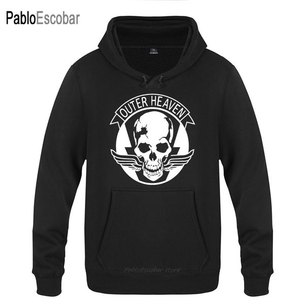 mgs metal gear solid game hoodies men men's pullover fleece hooded sweatshirts