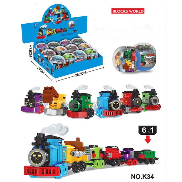6 train building blocks world plastic tinker box rain car toy kids toys children's educational intelligence safe environmental
6 train building blocks world plastic tinker box rain car toy kids toys children's educational intelligence safe environmental